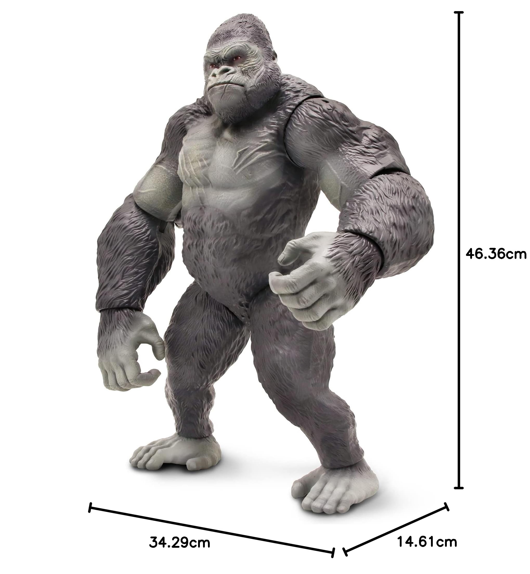 非常にレア 1999 X-LARGE Gorilla Toy Lanard Primal Clash! Big Boss Gorilla! - 17'' Action Figure, Giant