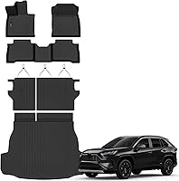 Vista 14 de Auxko Alfombrilla de carga para todo tipo de clima, apta para Toyota 4Runner 2025 de 5 plazas, versión de gasolina, forro de elastómero