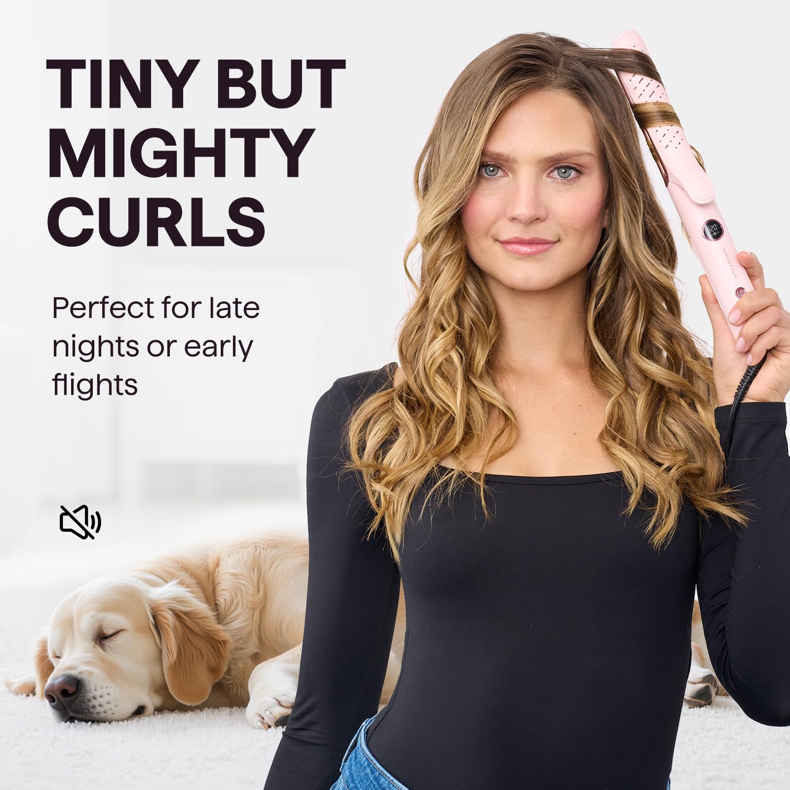 Wavytalk Airflow Styler 2-in-1 Straightener and Curler with Cool Airflow