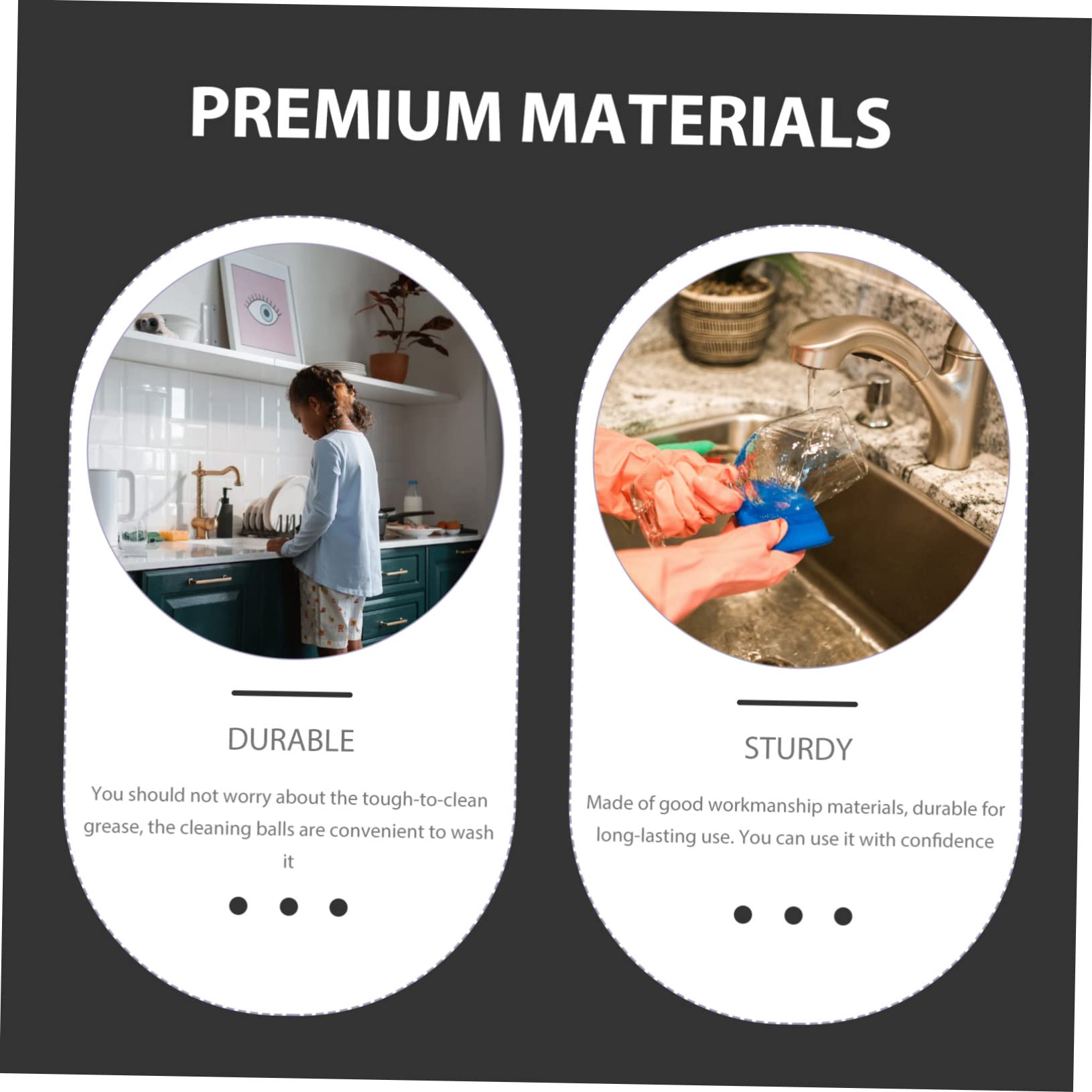 NOLITOY Dish Cleaning Ball Pan Cleaning Brush Dish Brush Wire Ball Handle Pot Sponge Scrubber