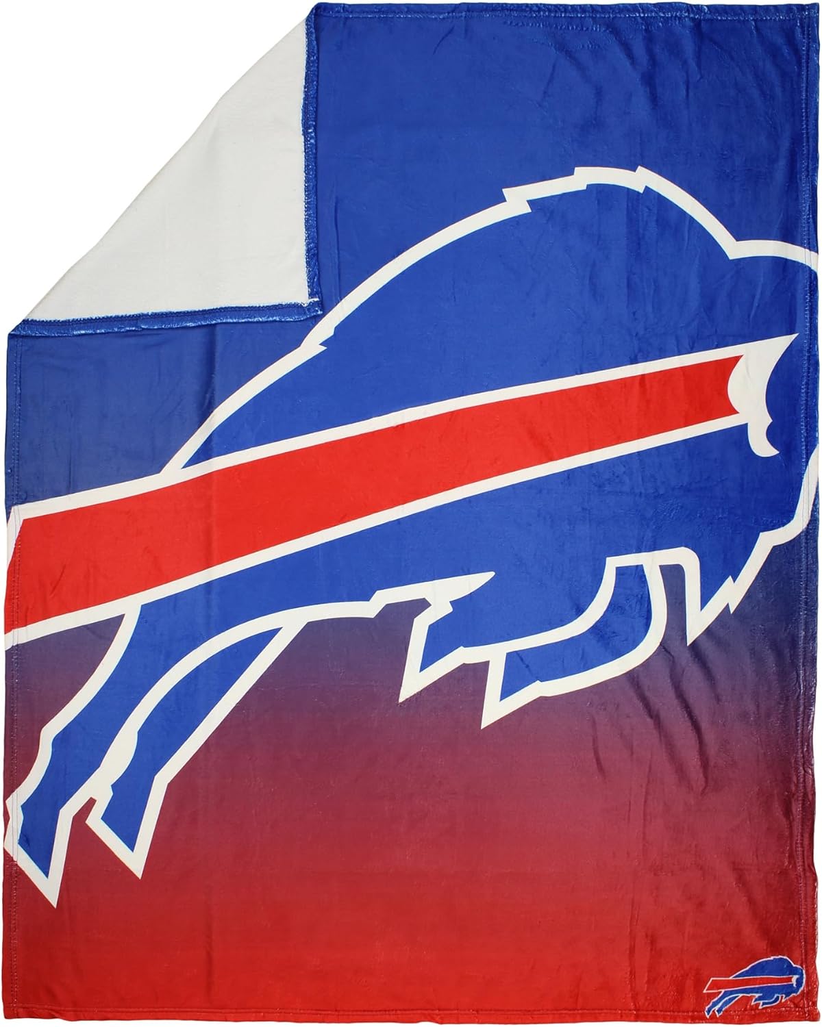 FOCO NFL Micro Raschel Throw Blanket, Gradient, 50 x 60 Buffalo Bills