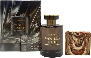 Bath & Body Works The Men's Shop Vanilla Noir Cologne with a Clay Baby Bar Soap