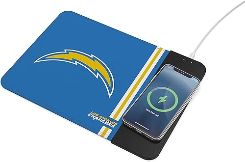 Vista 88 de SOAR Alfombrilla de mouse de carga inalámbrica NFL