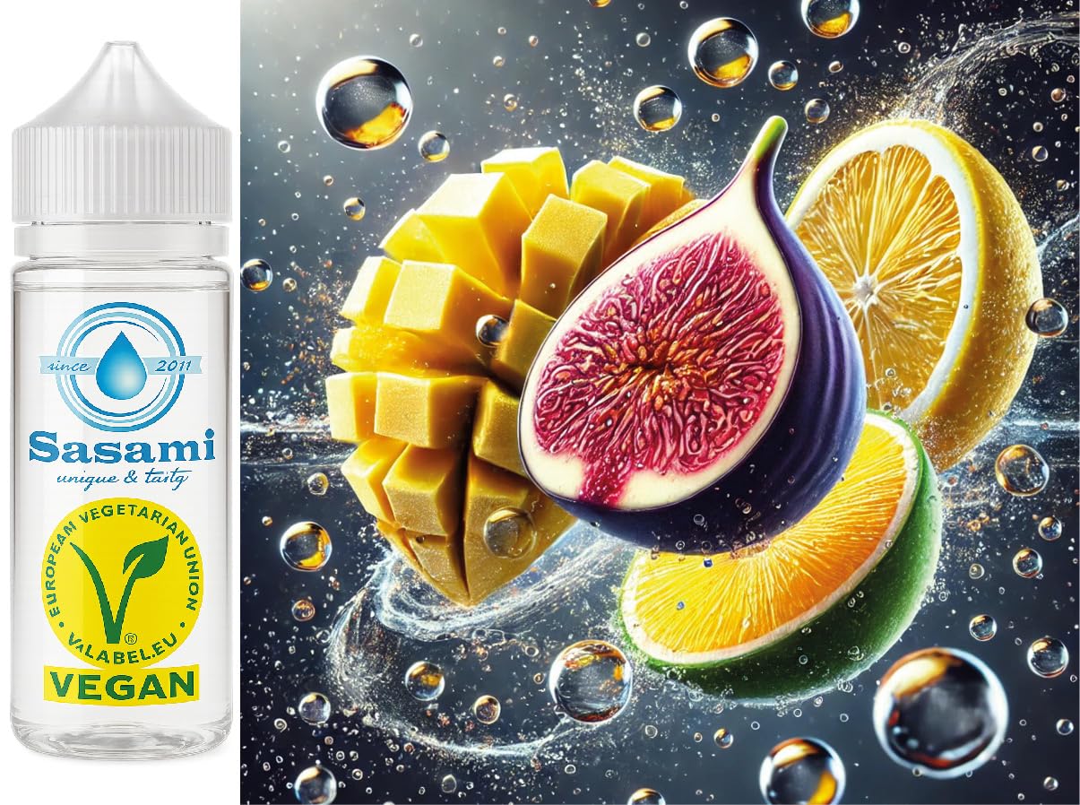 Tropical – figa–mango–cytryna aromat koncentrat – Wegański – Sasami – 100ml