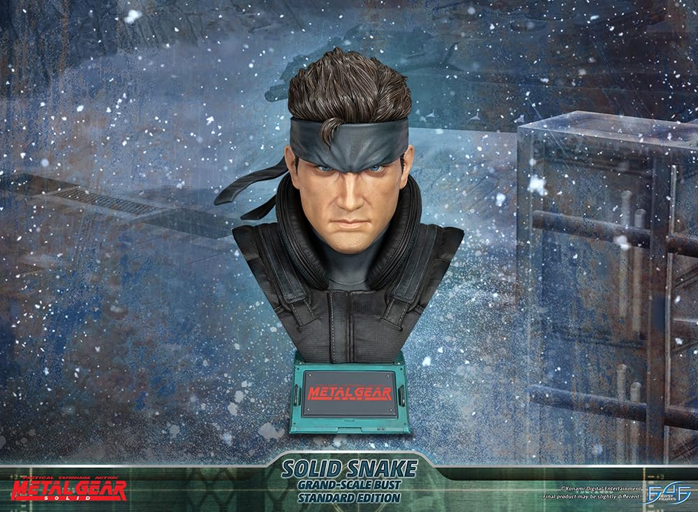 First 4 Figures MGSGBST - Estatua de Resina sólida de Metal, Multicolor