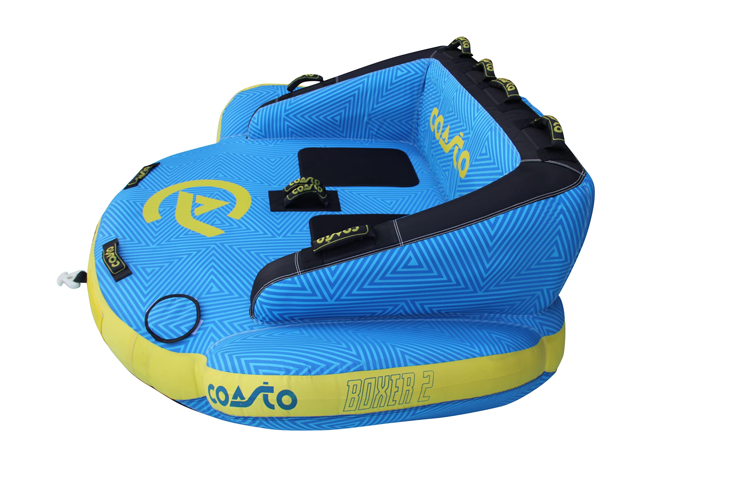 Brunelli Coasto Boxer para 2 personas, tubo de deportes acuáticos, incluye correa Funtube