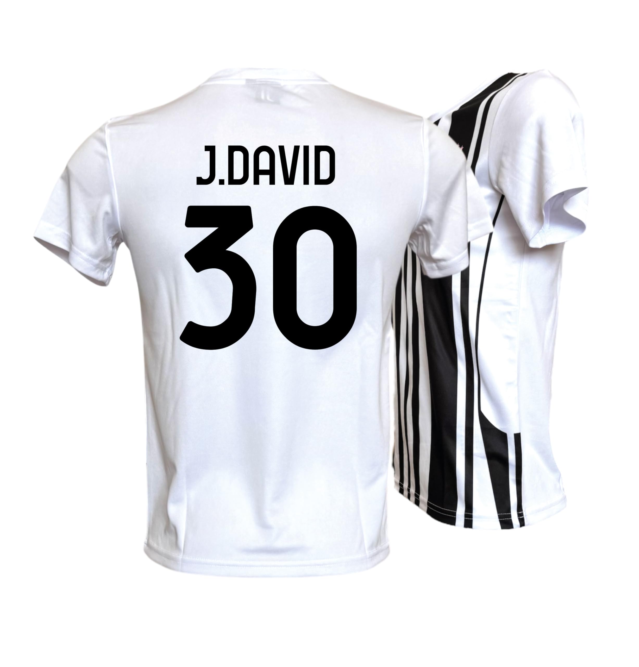 Generico Maglia Calcio J. David 30 bianconera Stagione 2025/2026 Replica Autorizzata Taglie da Bambino e Adulto