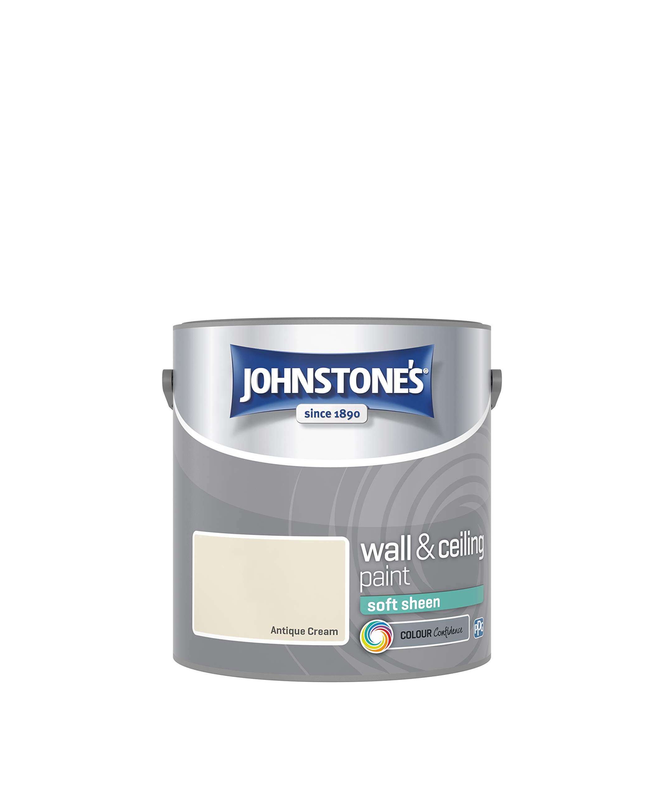 Johnstone's Walls & Ceilings Antique Cream Soft Sheen Paint 2.5L