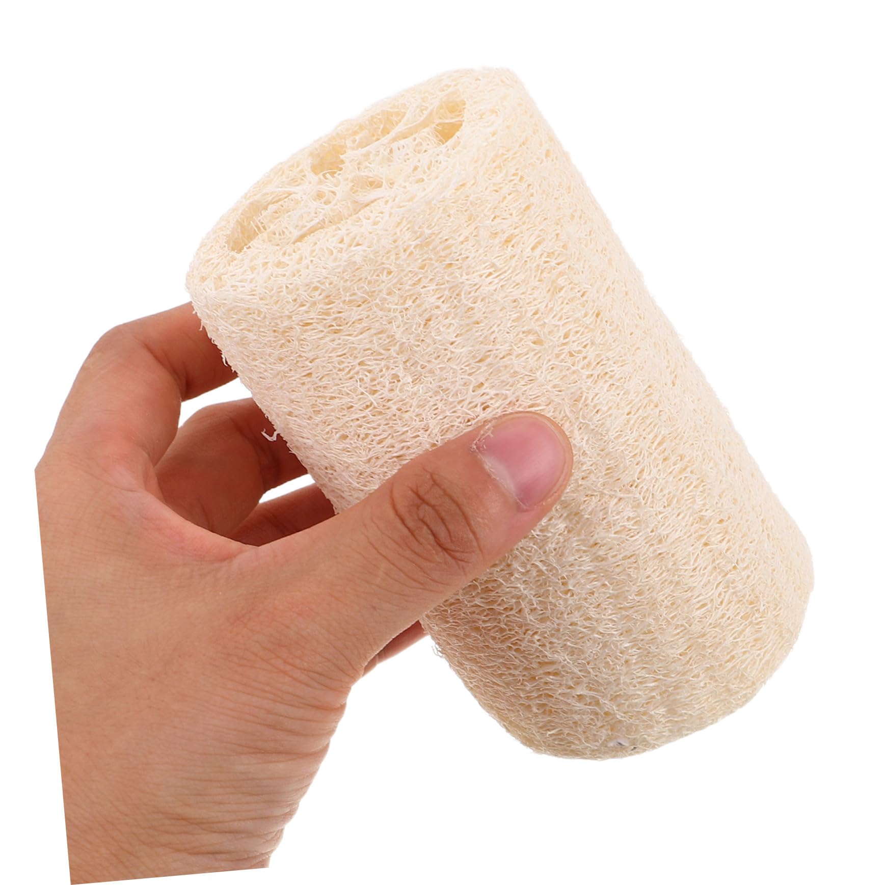 PLAFOPE 8 Piezas Esponjas Naturales de Luffa para Exfoliación Corporal y Limpieza de Cocina Esponja de Ducha y Masajeante Multiusos para y Utensilios Domésticos