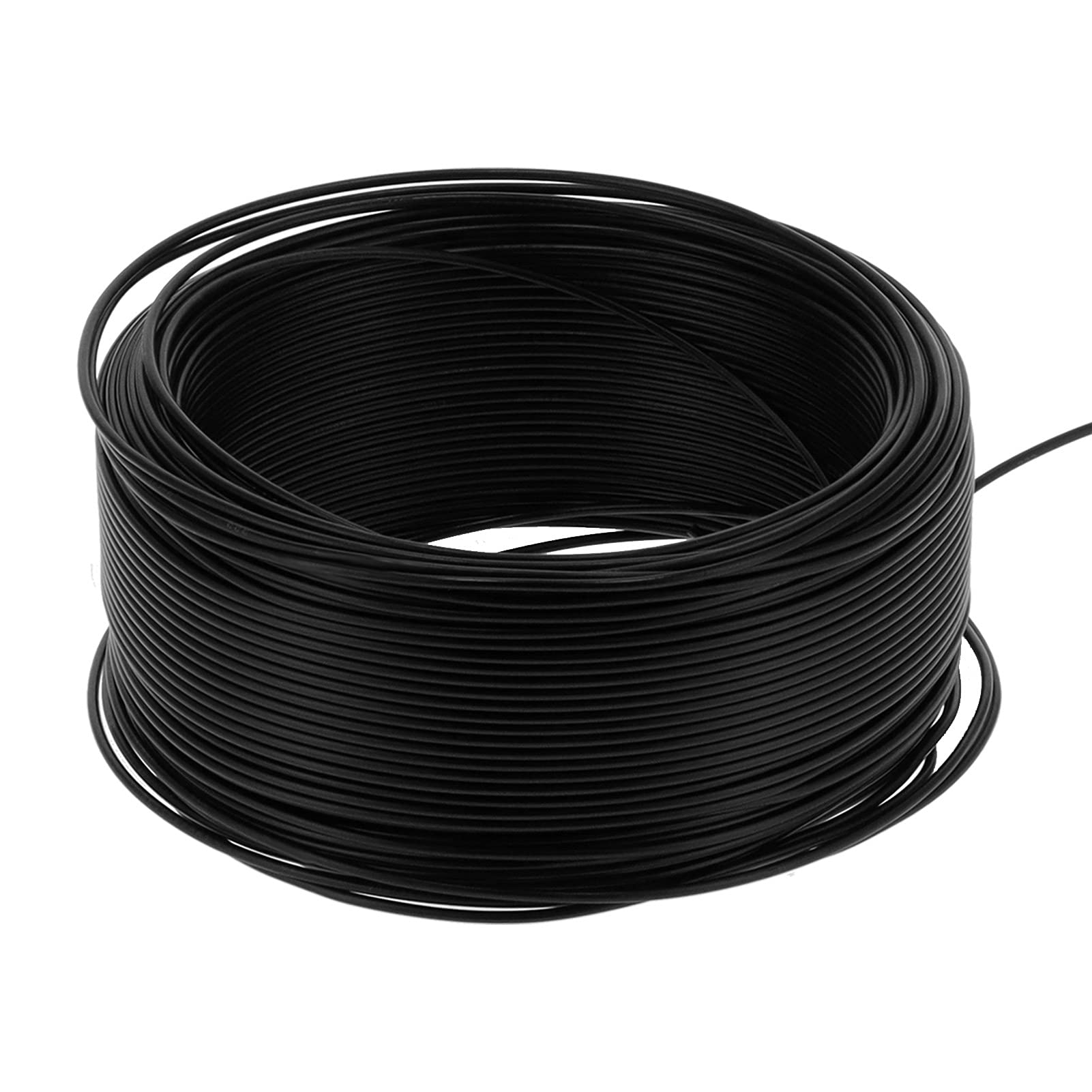 PRZEWÓD ELEKTRYCZNY MIEDZIANY IZOLOWANY KABEL WYMIENNE AKCESORIA DO ZASILANIA 100 METRÓW AC 300V DO SPRZĘTU AGD MAŁE NARZĘDZIA ELEKTRYCZNE CZARNY OKRĄGŁY KABEL 3 X 0,5 MM²