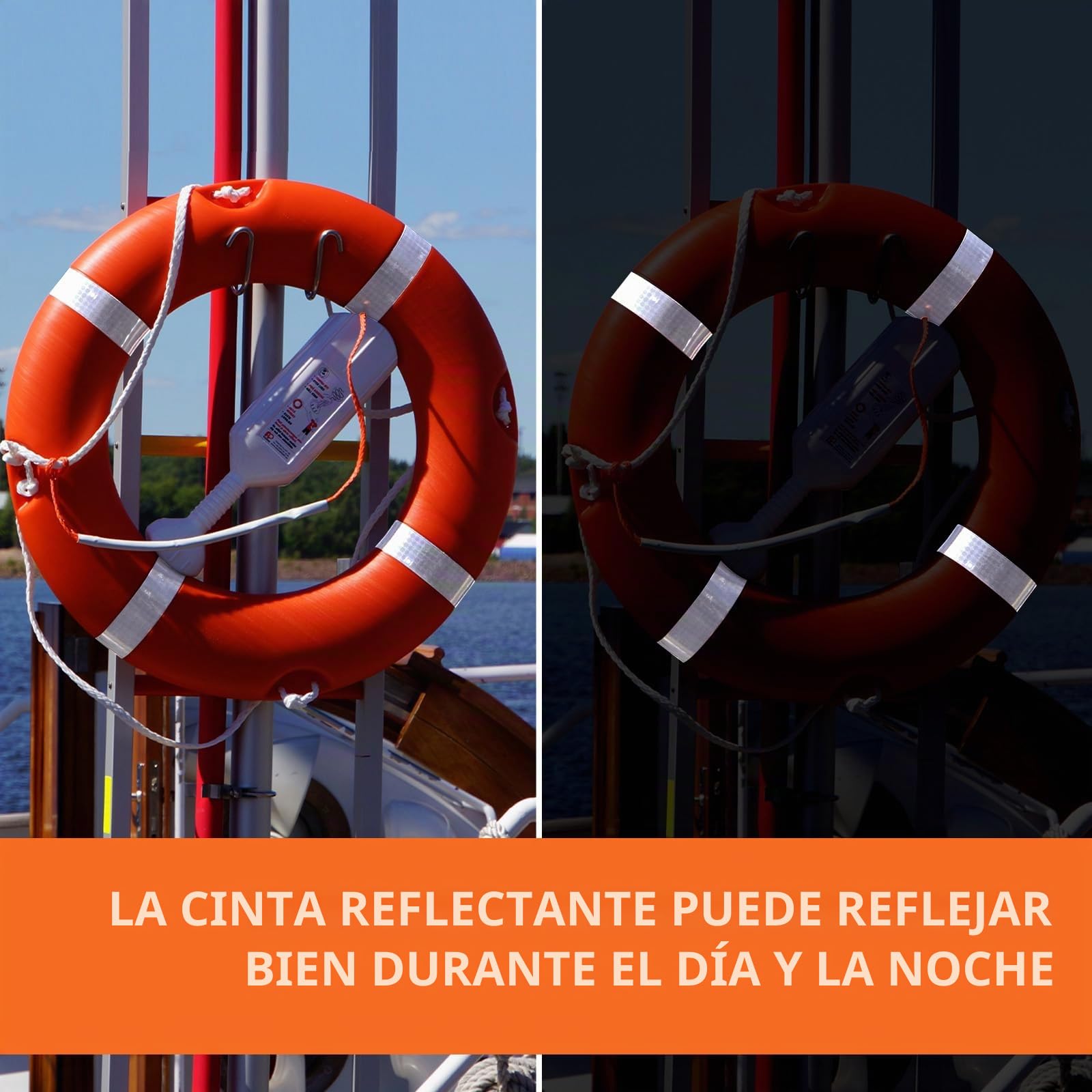 QILIMA 3 Rollos Cinta Reflectante Adhesiva 5cm x 9.14m Cinta reflectante de seguridad, Para bicicletas, motocicletas, cochecitos de bebé, cascos, mochilas escolares, ropa
