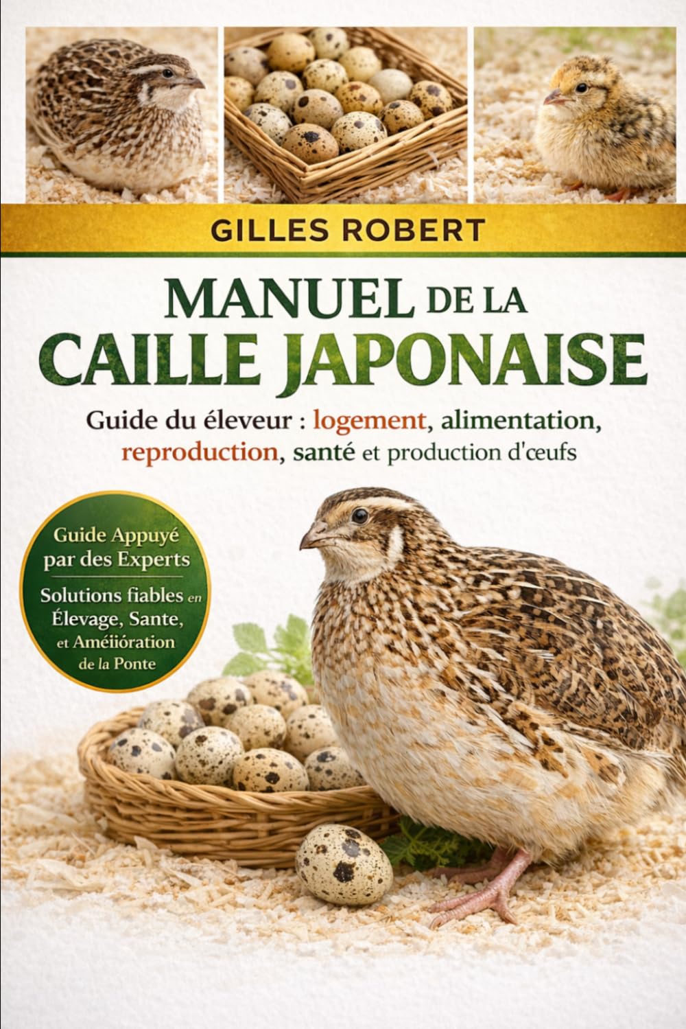 MANUEL DE LA CAILLE JAPONAISE: Guide du éleveur : logement, alimentation, reproduction, santé et production d’œufs