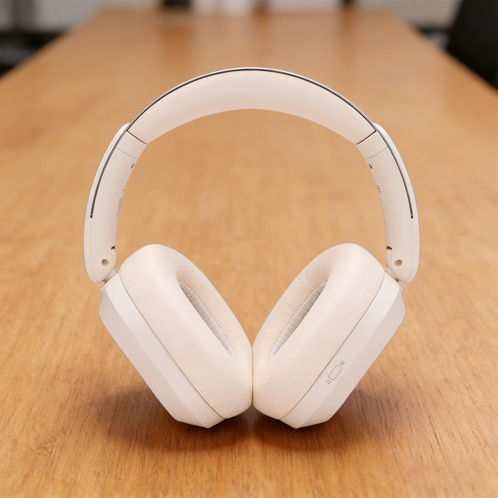 – Wireless Headphones, Music Bluetooth 5.3 Headphones, Gaming Headset, 100 Hours Standby Time Dual Speaker Design Custom EQ Sound Modes for Travel Cellphone (Cream)