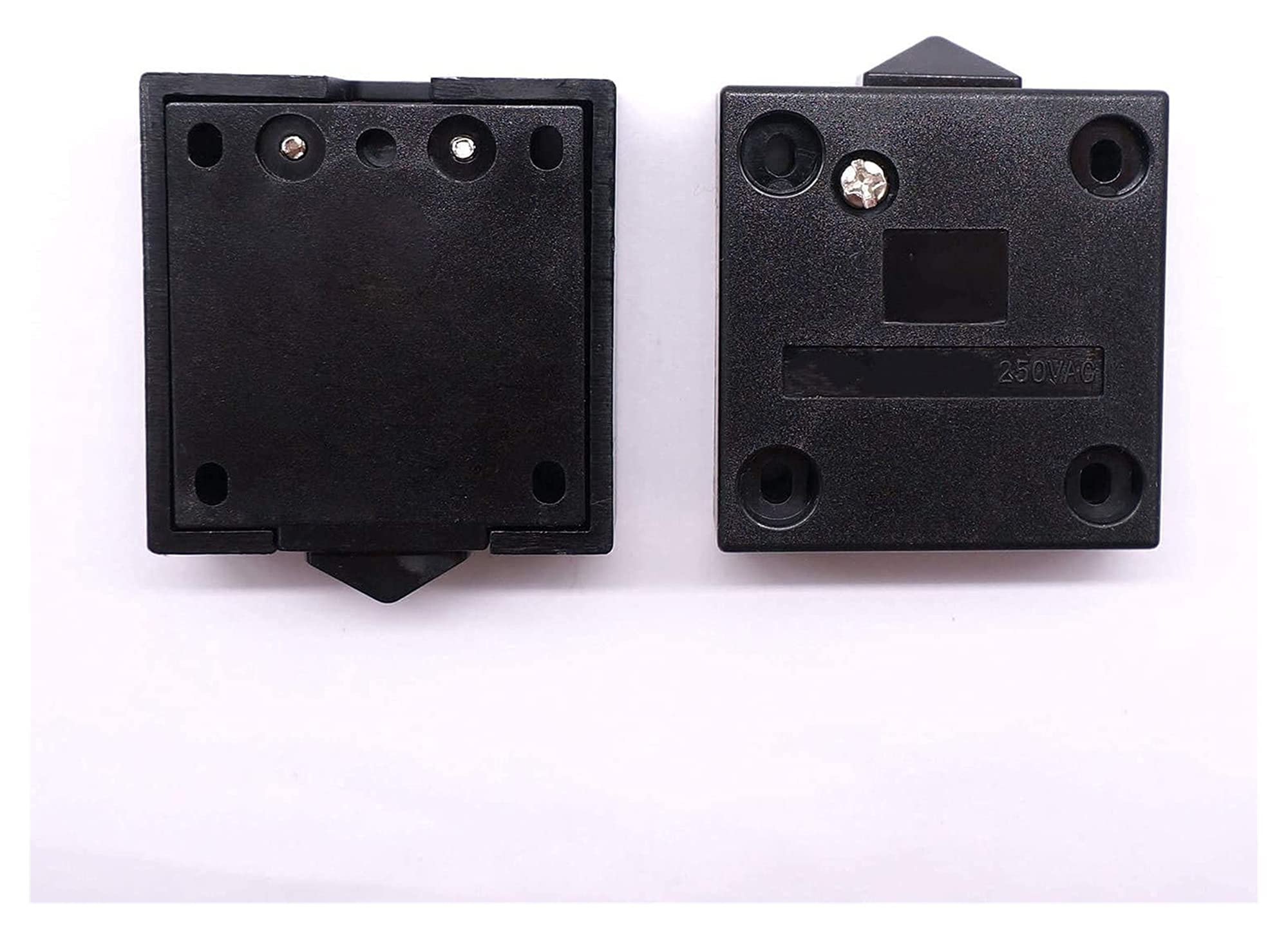 Interruptor táctil de armario negro, 2 uds., interruptor de lámpara de armario, interruptor táctil de puerta automático normalmente cerrado