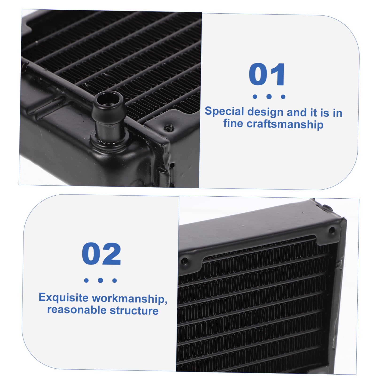 jojofuny 4pièces Radiateur De Refroidissement Pour Ordinateur Dissipateur Thermique Pour Systèmes Et Informatiques Installation Facile Et Performance