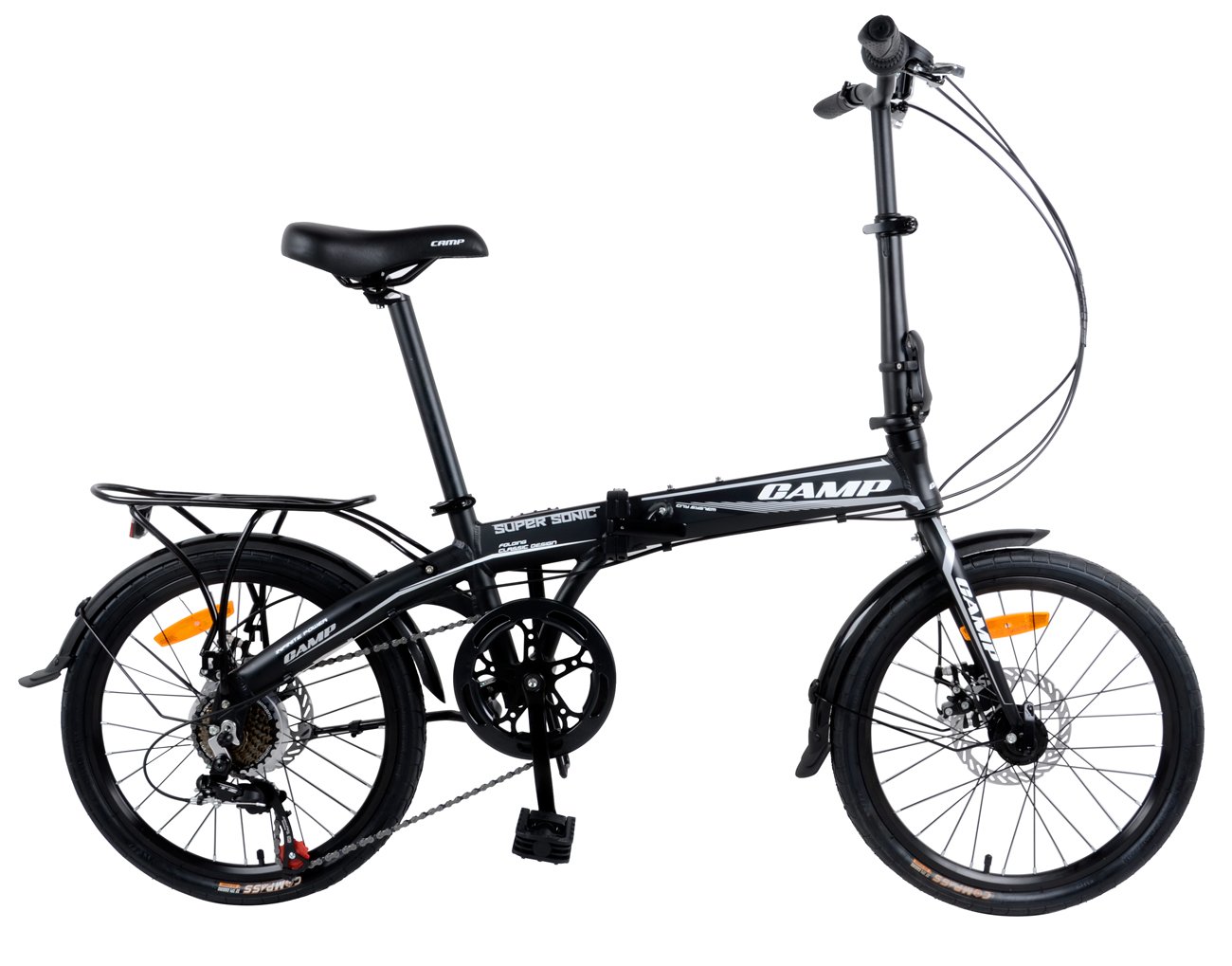 CAMP 20" Alloy 7 Speed Folding Bike Disc Brake Super Sonic