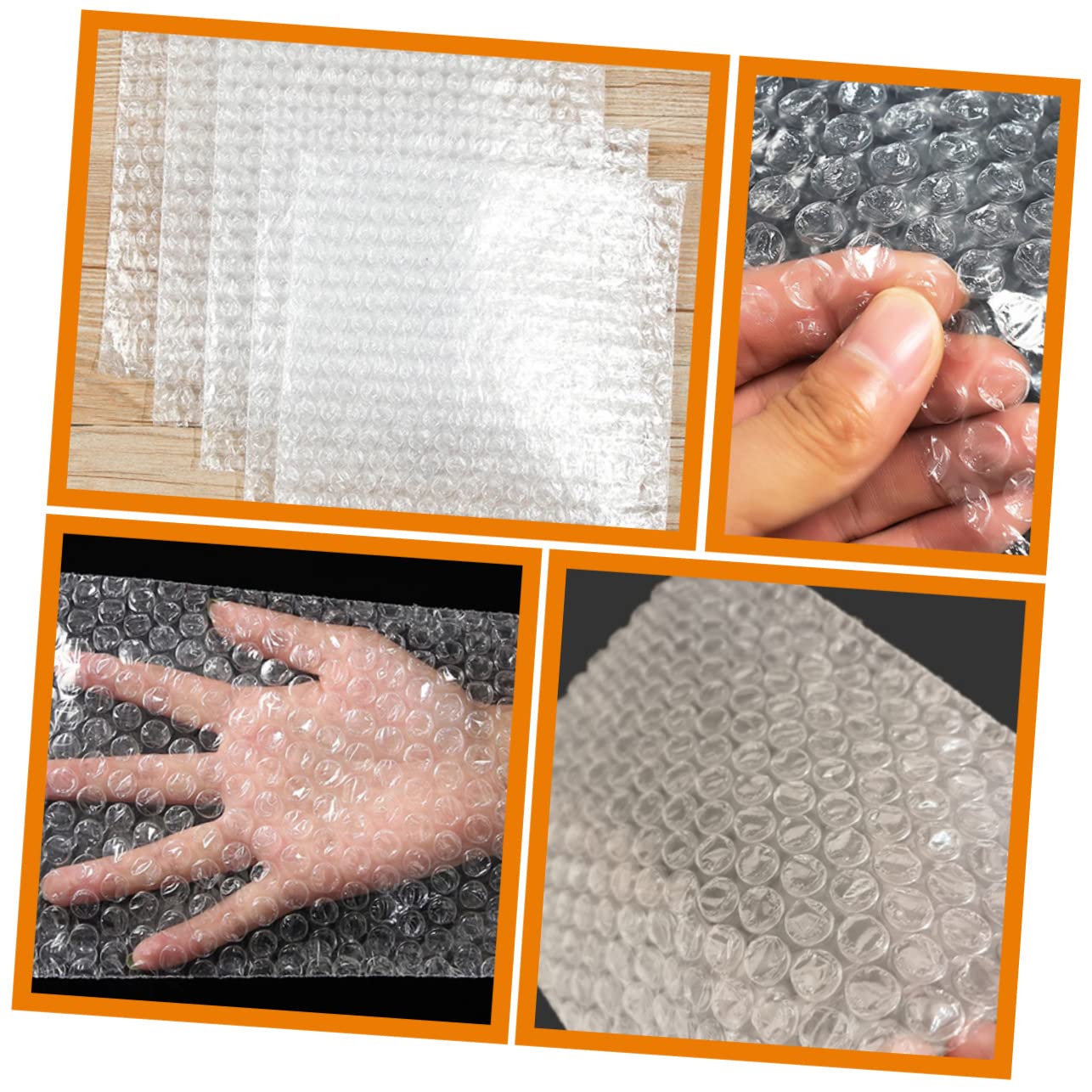 SHINEOFI 100 Stück Reißfeste Ldpe Luftpolster Versandtaschen für Kleinunternehmen Leichte Gepolsterte Verpackungsumschläge zum Sicheren Transport von Schmuck