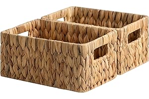 StorageWorks Medium Wicker Baskets: Handcrafted Organization