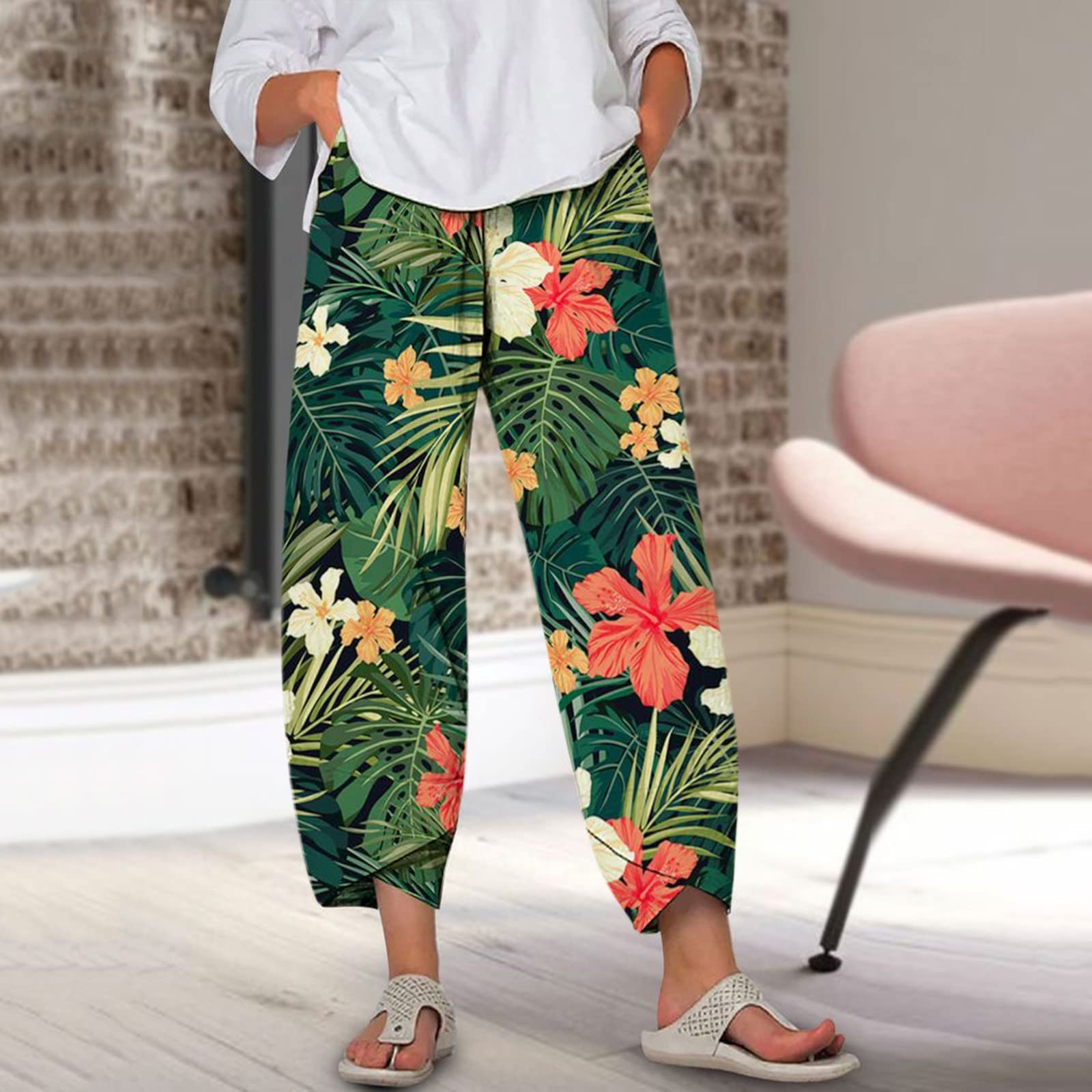 Pantalon Cargo Femme Ample - Coupe Baggy, Poches Multiples, Confort Décontracté (grandes Tailles)