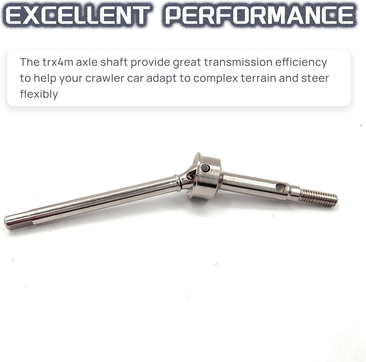 Carbon Steel +5mm Extended CVD Front Rear Axle Shafts Set for Traxxas TRX4M 1/18 Upgrades Parts RC Crawler Accessories