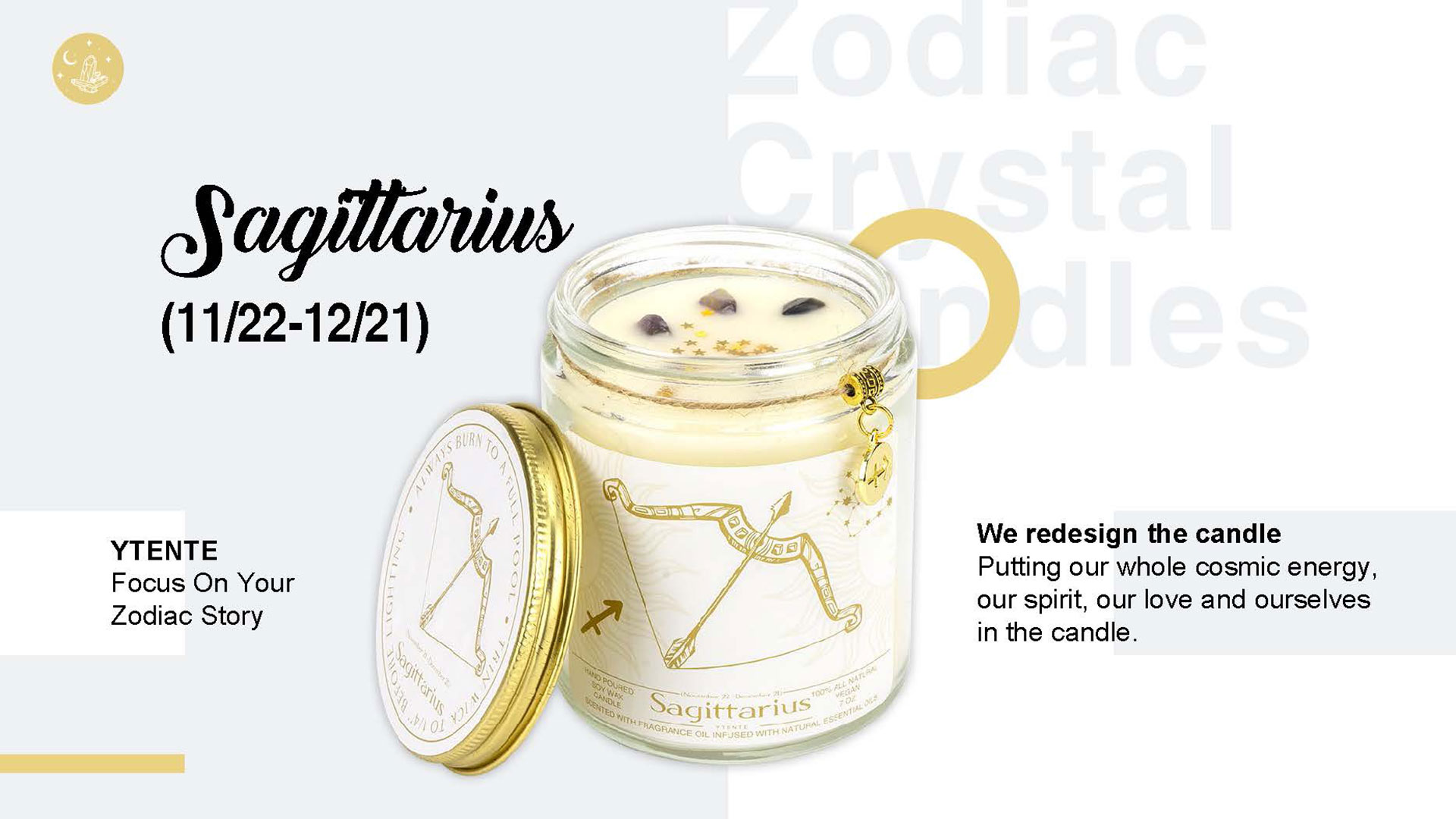 Amazon.com: YTENTE Sagittarius Zodiac Sign Candles Gift, Zodiac