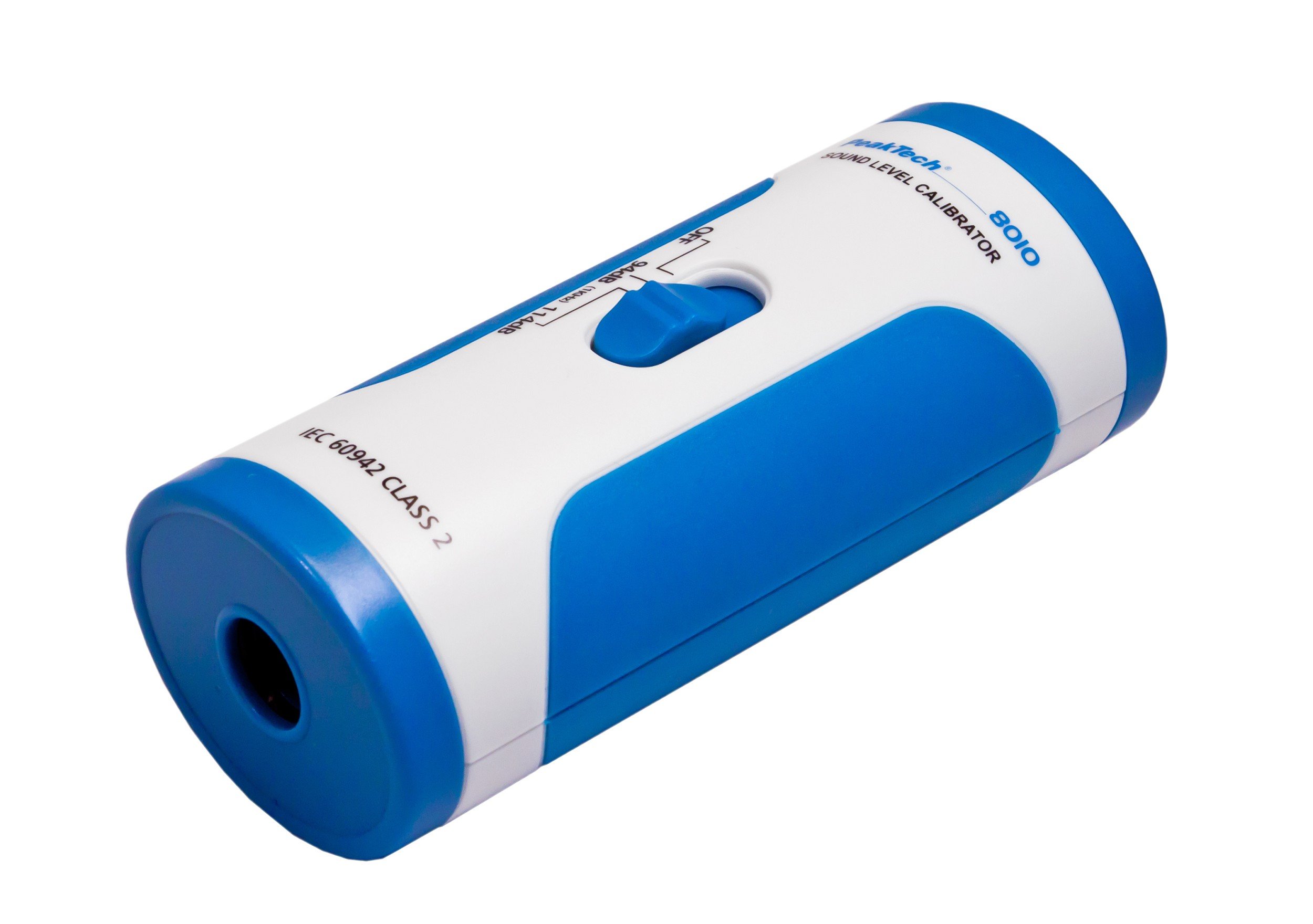 PeakTech 8010 – Calibrador de decibelios para dispositivos de medición de nivel de sonido, calibración según la clase 2, alta precisión, medición de nivel de sonido dB, nivel de ruido - 94 dB / 114 dB