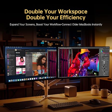 Ultra-Soft Mini DisplayPort to DisplayPort Cable, 8K@60Hz 4K@240Hz Flexible Mini DP to DP1.4 8K@60Hz 4K@240Hz HDR VRR G-SYNC Bidirectional for PC VR, Laptop, MacBook, Surface Pro, Gaming Monitor (1m)