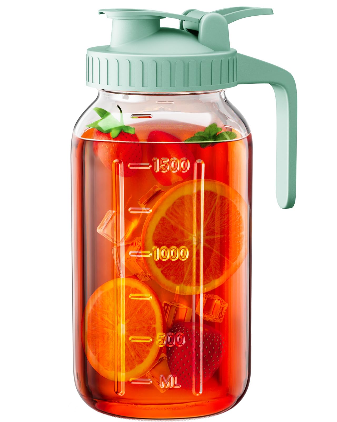 64oz Glass Pitcher - Iced Tea & Sun Tea -10