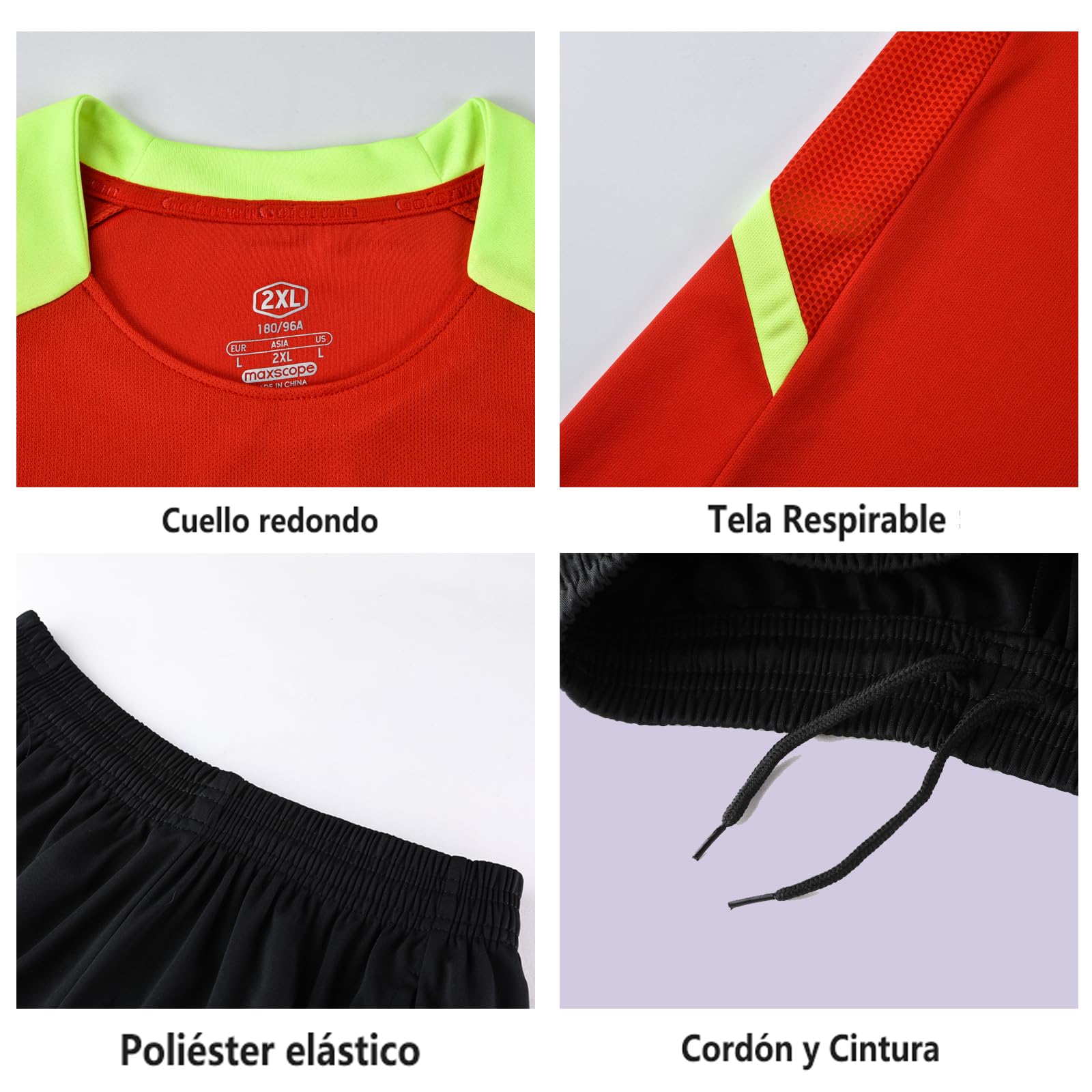 Uniforme de Árbitro Deportivo con Manga Corta - Secado Rápido para Adultos y Adolescentes