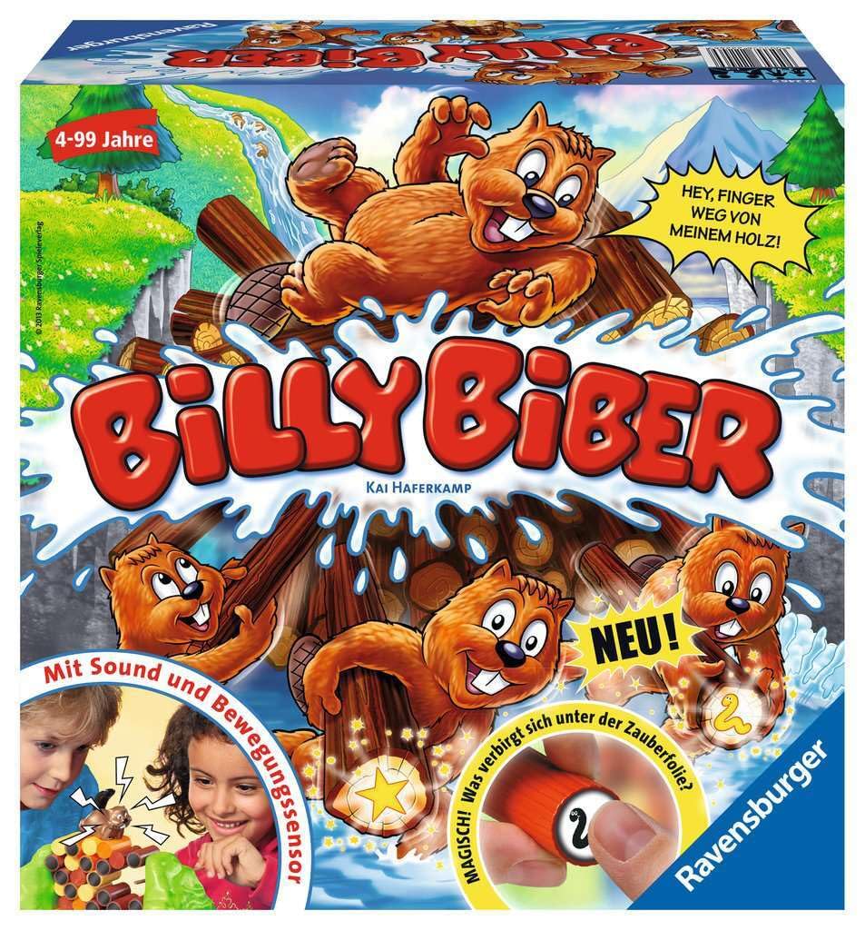 Ravensburger Billy Biber de 1 a 4 jugadores para niños de 4 años
