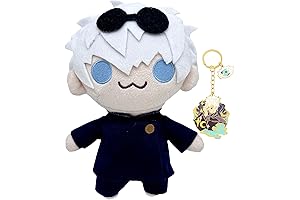 Gojo Satoru: Anime Cuddly Companion with Keychain