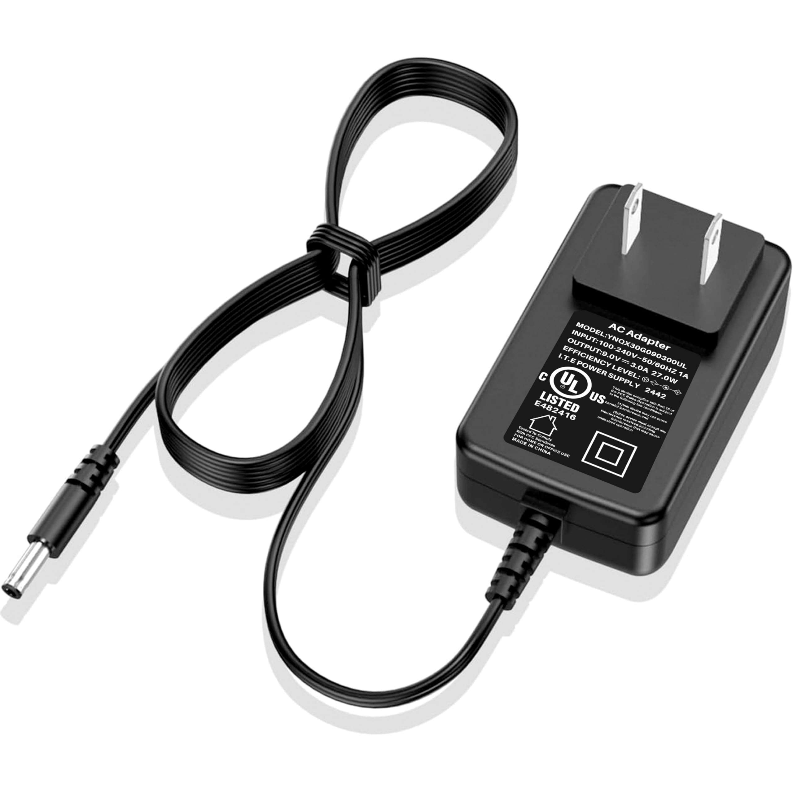 CAJ smart buffer 9VAC電源付 VIFOCUFY Power Cord Charger for Echelon Smart Connect Exercise
