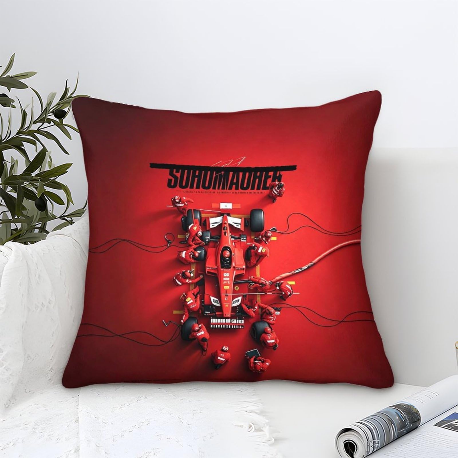 Xiaopangxy Boys Formulaa Racing-5 Formulaa Racing Throw Pillow Covers 40X40cm, Pit Stop Cushion Covers For Home Sofa Bed Couch For Kids Girls