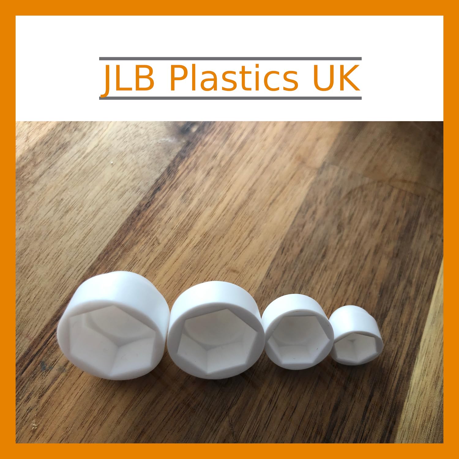 Białe plastikowe nakładki na śruby z kopułą chroniące nakrętki, M6 M8 M10 M12, 10 13 17 19 mm (2000, M6 (klucz 10 mm)