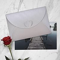 Vista 5 de Greetings Cards with Envelopes Thinking of You Card Old Wood Pier Above Calm Water Blank Note Card All Occasion Greeting Cards for Birthday, Baby