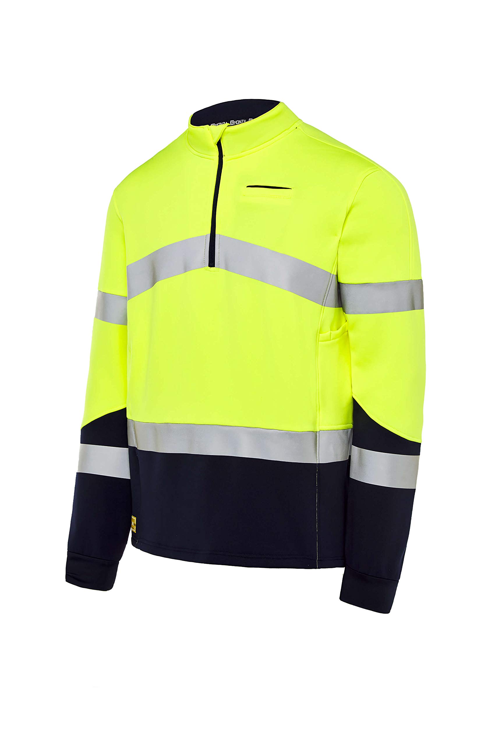 Polo de Alta Visibilidad Profesional Térmico de Manga Larga de Hombre. Ref: 4731