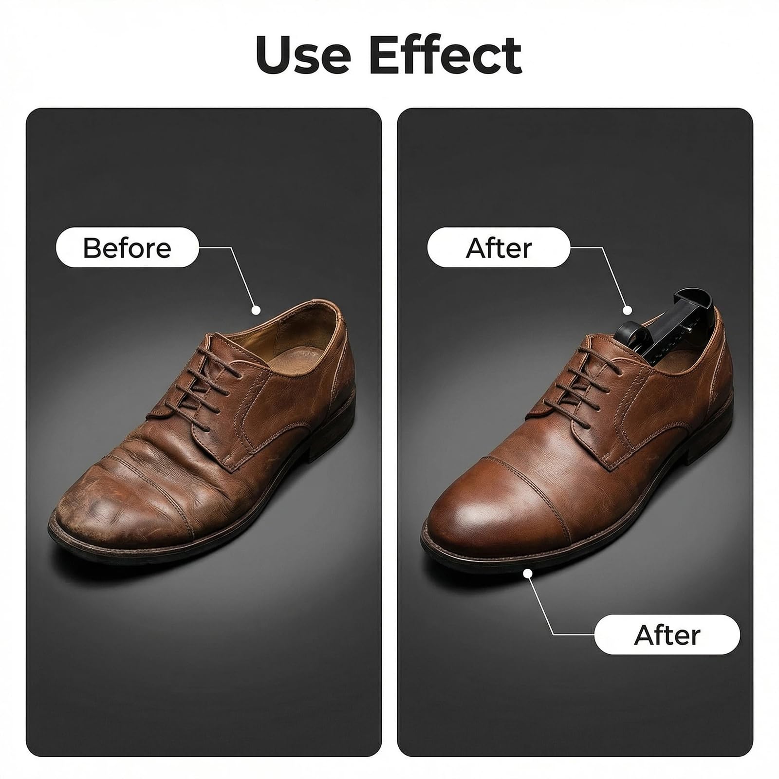 2 pares de plástico práctico de longitud ajustable para hombre, formador de árbol de zapatos, soporte para botas, forma de zapato, plástico para zapatos, tacones, zapatillas de deporte
