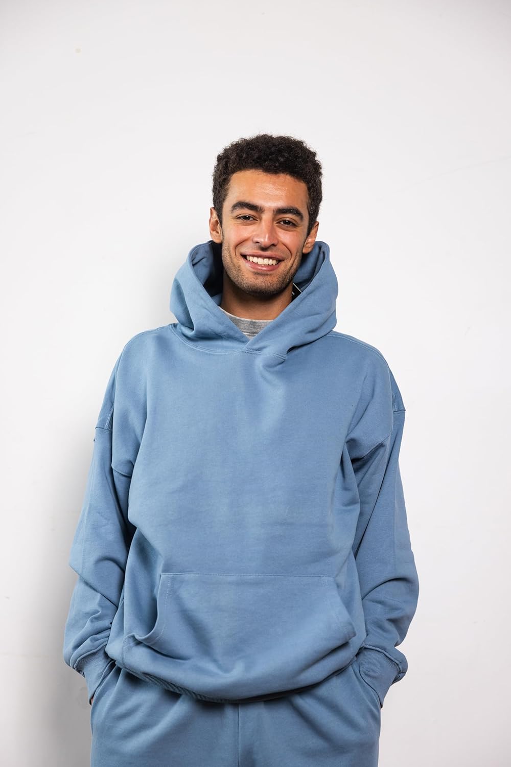 RIFLESSI Men's Women's Premium Heavyweight 100% French Terry Cotton 2 Piece Hoodie Pullover Jogger Sweatsuit Tracksuit Set