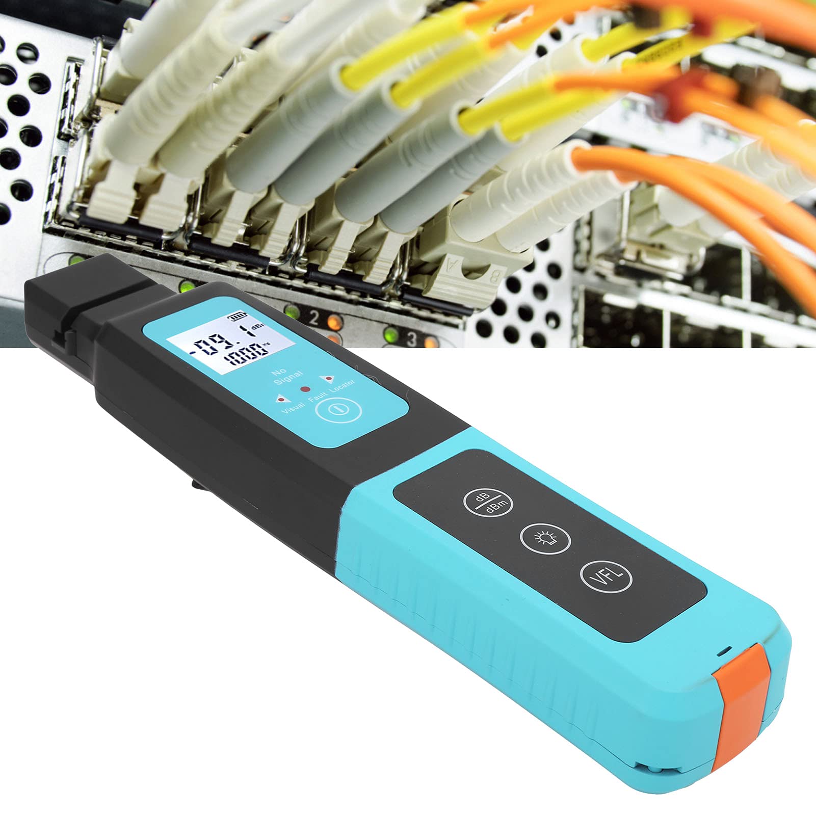 Localizador de Fallas de Fibra, Identificador de Fibra óptica Identificador óptico de Mano para Trabajador de Mantenimiento para Electricista para Laboratorio para Escuela