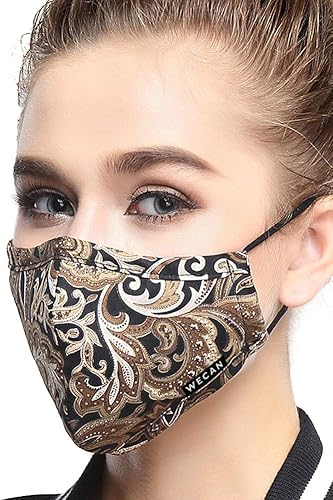 Máscara en la boca, antipolvo, filtro de carbón activado, máscara de mufla bucal (una máscara + 2 filtros), máscara facial de tela anti PM2.5