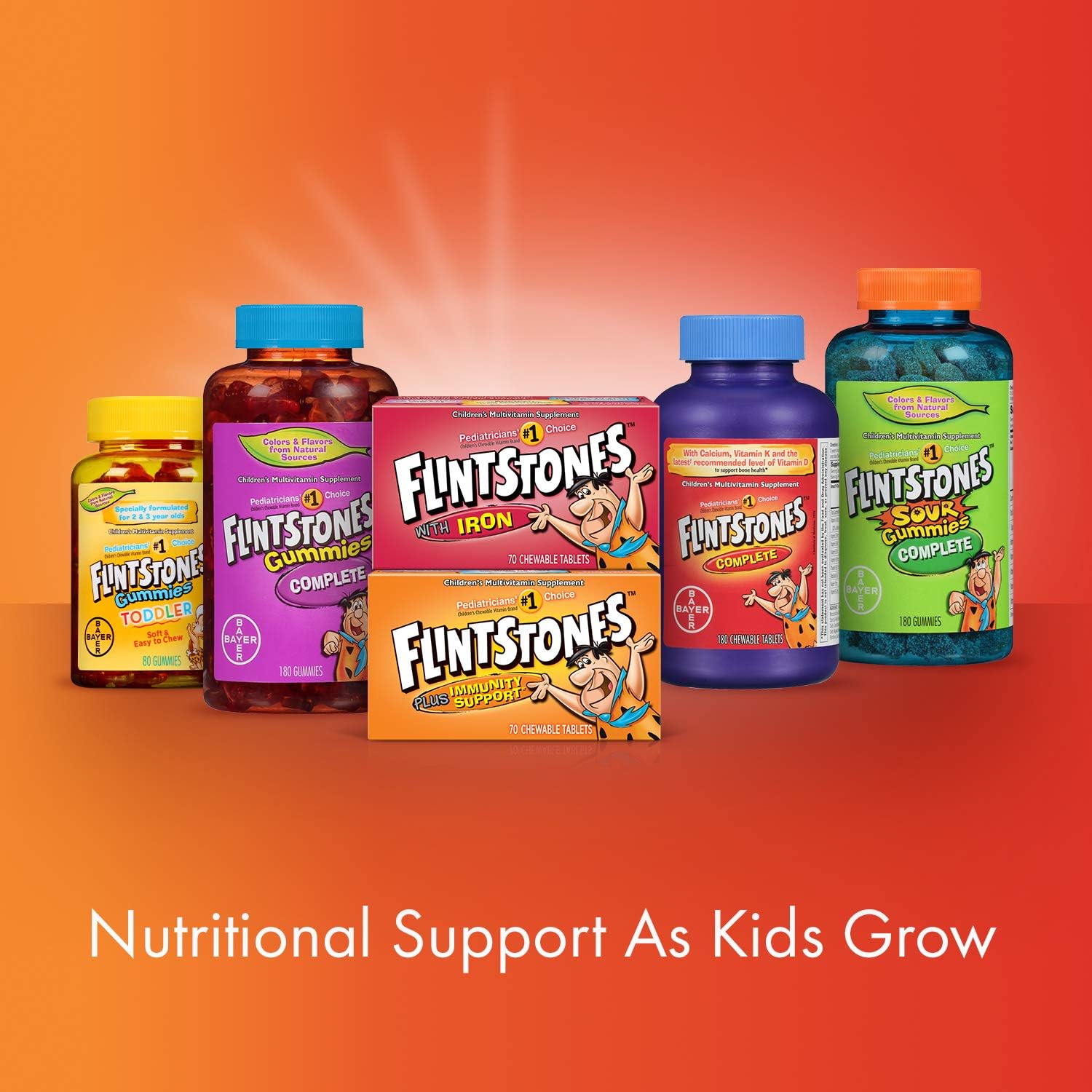 Flintstones Children's Complete Chewable Multivitamin, 60 Count
