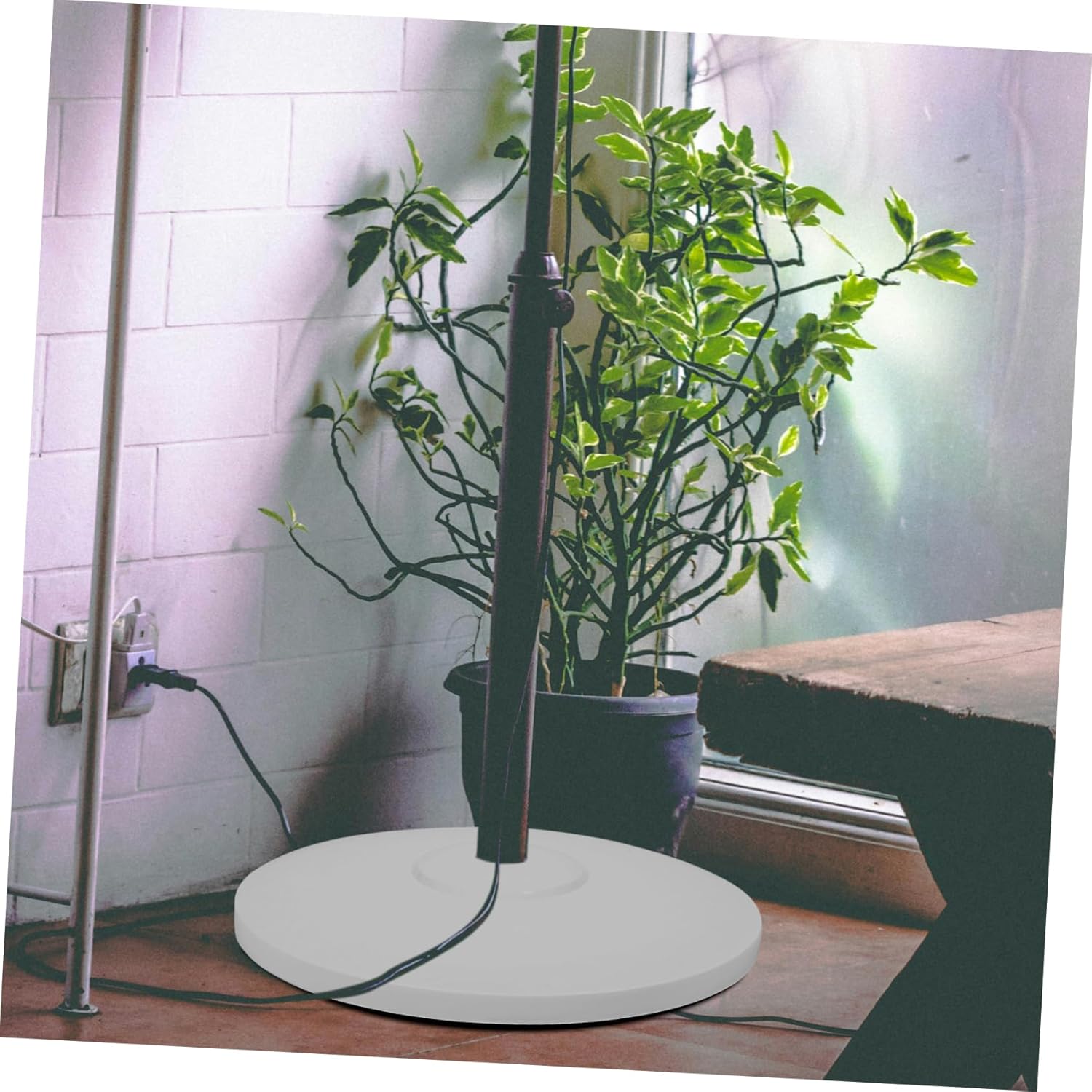 Heavy Duty Pedestal Fan Base Lifting Chassis for Standing Floor Fans Plastic Support for Easy Installation and Stability Home Use