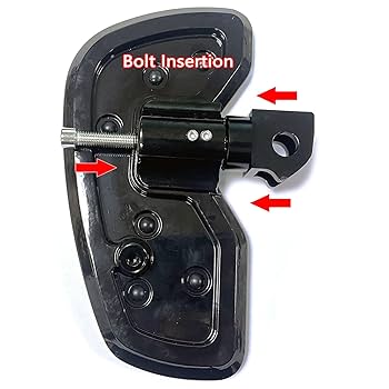 Amazon | GYMAKR オートバイ フットペグ フロント フットペグ K