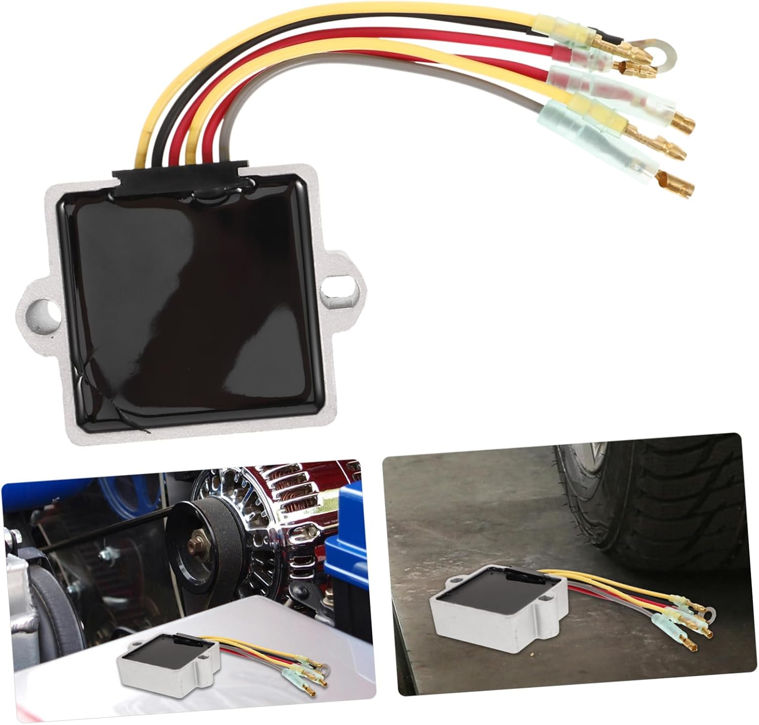 Voltage Regulator Wire Engine Replacement for Generator Construction Compact for Easy Installation User-friendly Design for Automatic Voltage