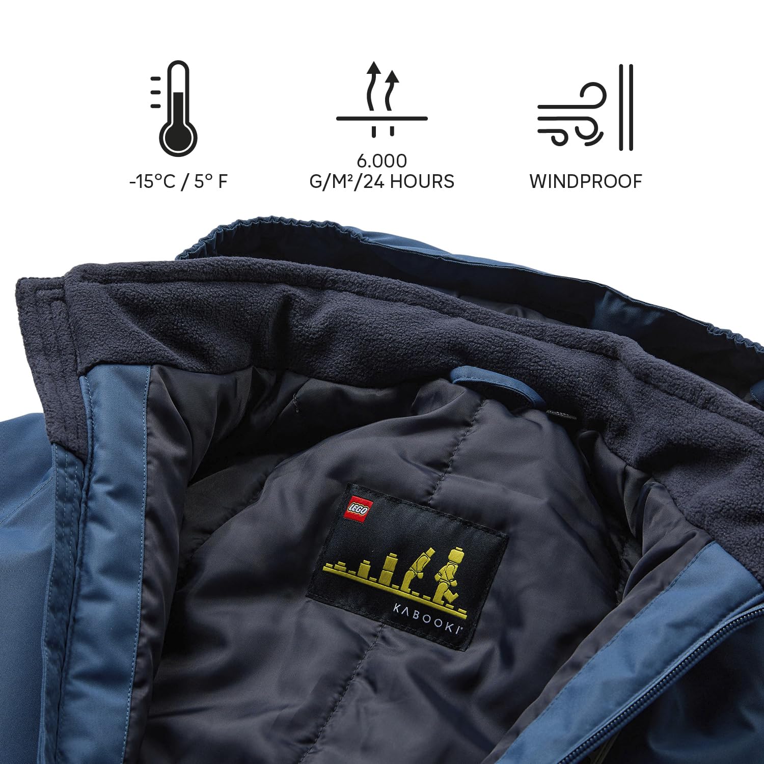 Kabooki Lego Wear Unisex Tec Schneeanzug Wasserdicht, Winddicht, Atmungsaktiv, Warm Tuta da sci Bambini e ragazzi (Pacco da 1)