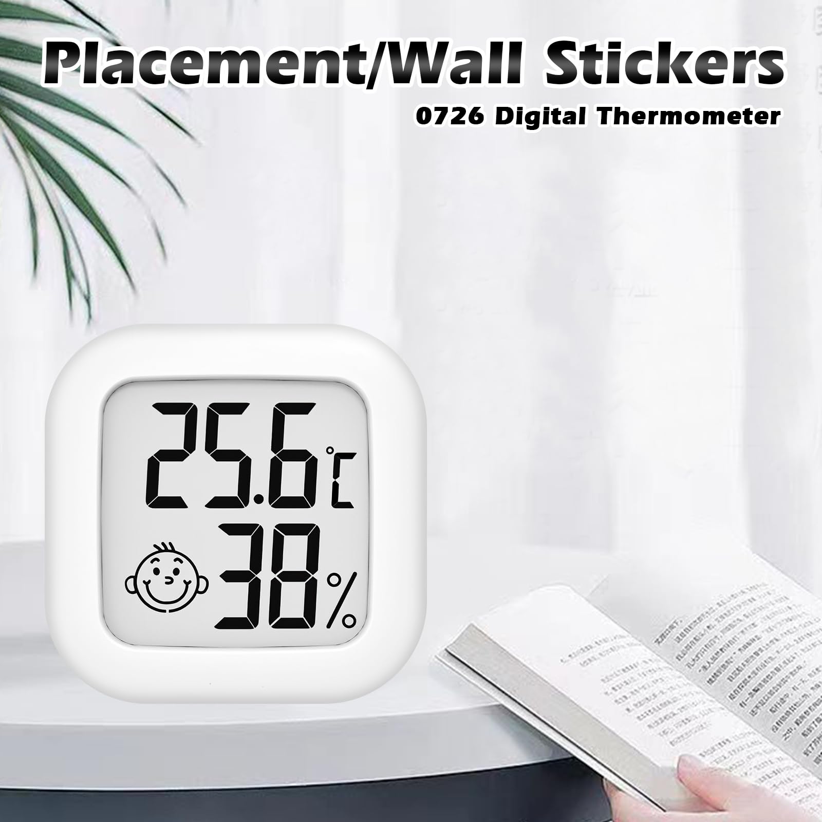 6x Digital Thermometer Hygrometer - Mini Raumklima Messer Für Innen