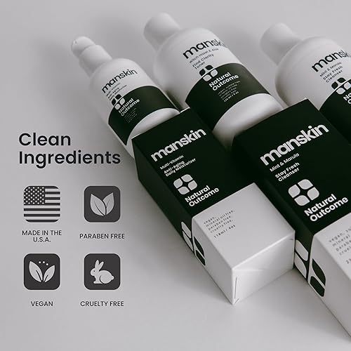 Miniatura 4 de Natural Outcome Kit de cuidado de la piel para hombre | Kit de cuidado facial para hombres para el cuidado de la piel | El régimen de cuidado facial