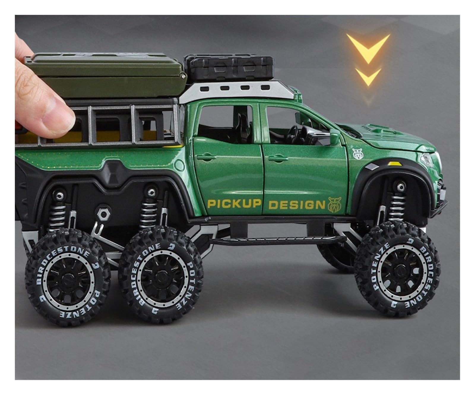 Metallo Scala Replica 1 24 Per Mercedes-Benz Pickup Truck RV Modello Campeggio Esterno Fuoristrada Adulto Miniatura Hobby Veicoli Giochi Set