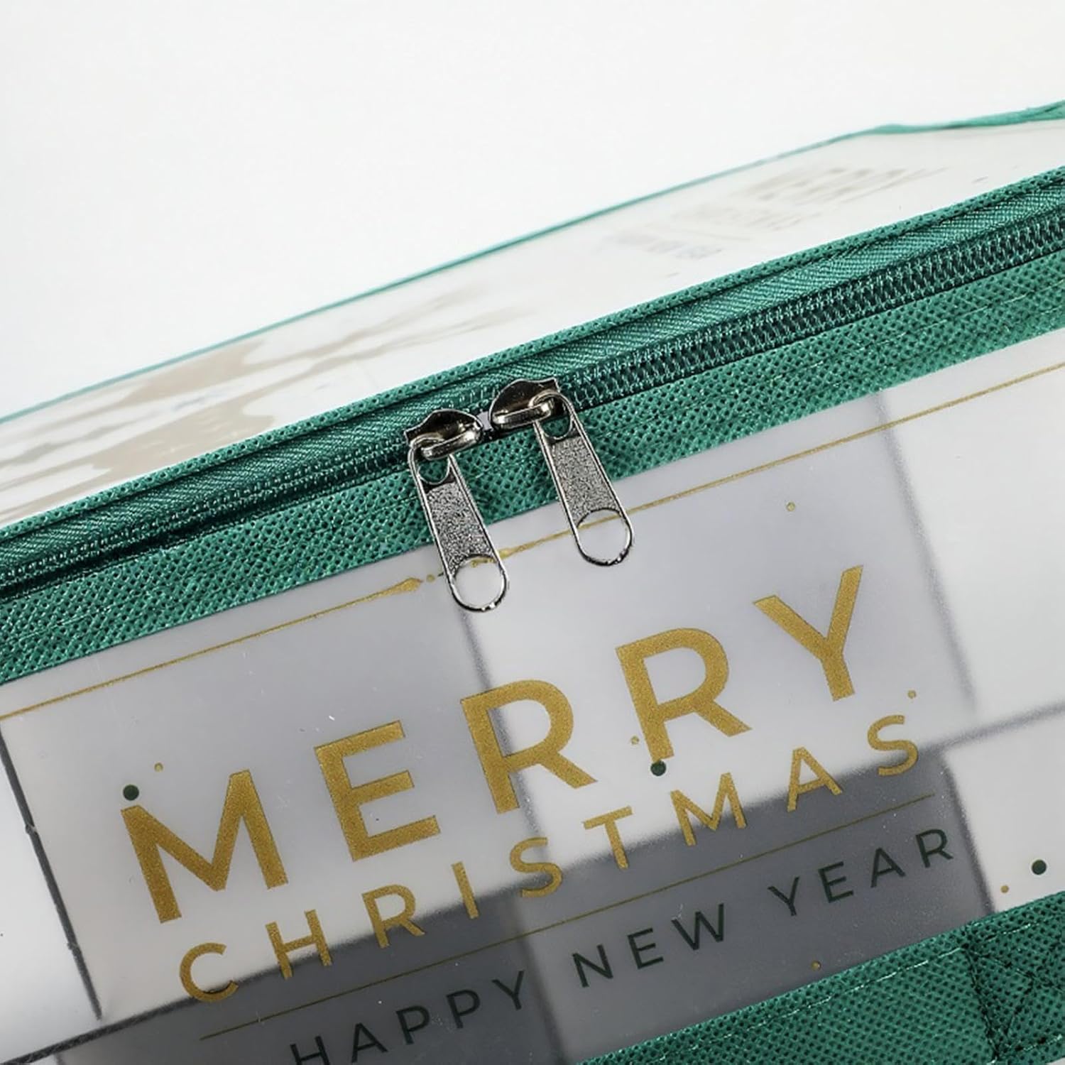Christmas Ornament Organization 64-Grid Ball Decorations Container | Christmas Bauble Storage Bag with Dividers for Home Apartment School Hotel Farmhouse Office
