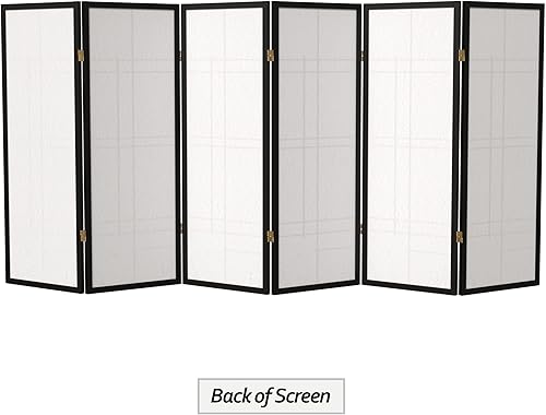 Miniatura 39 de Pantalla corta Eudes Shoji de 4 pies - Miel - 5 Paneles Miel,Negro -,Natural,Rosewood,https://www.amazon.com/dp/undefined